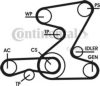 CONTITECH 6PK2090D1 V-Ribbed Belt Set